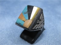 S.S. Tested SW Style Saunsa Multi Stone Ring