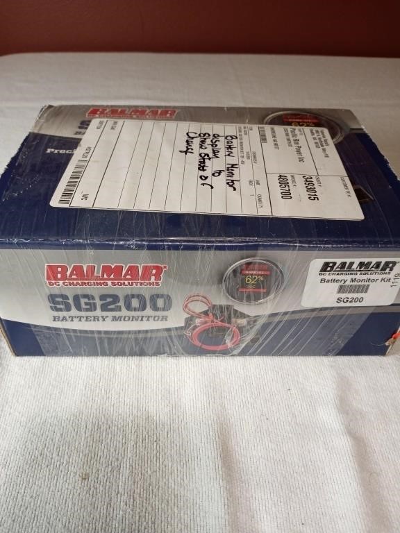 New Balmar SG200 Battery Monitor