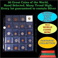 20 Great Coins of the World, hand selected, many t