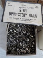 Upholstery Nails, Hog Rings, Pliers, tools, and