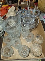 WATER PITCHER & GLASSES & SERVING BOWLS