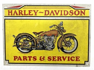 Harley Davidson Metal Sign 14” x 10”