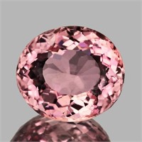 Natural Peach Pink Tourmaline 1.32 Cts { Flawless-
