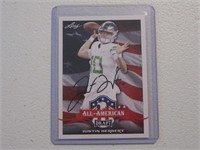 JUSTIN HERBERT SIGNED ROOKIE CARD WITH COA