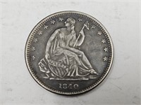 1840 O Liberty Silver Seated Half Dollar Coin