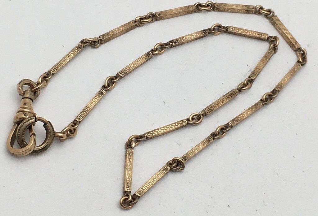 12k Gold Filled Watch Chain