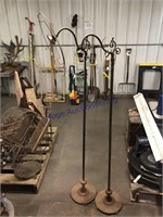 PAIR OF FLOOR LAMPS/ PARTS