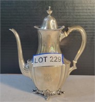 Sterling Silver Tea Pot, marked Tiffany & Co.