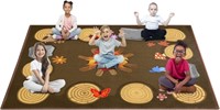 Classroom Reading Rug (6.5 x 8, -Campfire-Economy)