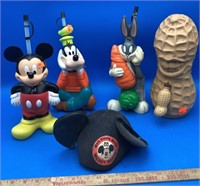 Mickey Mouse & Bugs Bunny Cups, Mouse Ears, etc