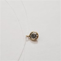 $1675 14K  Floating Diamond Invisible 18"(0.35ct)