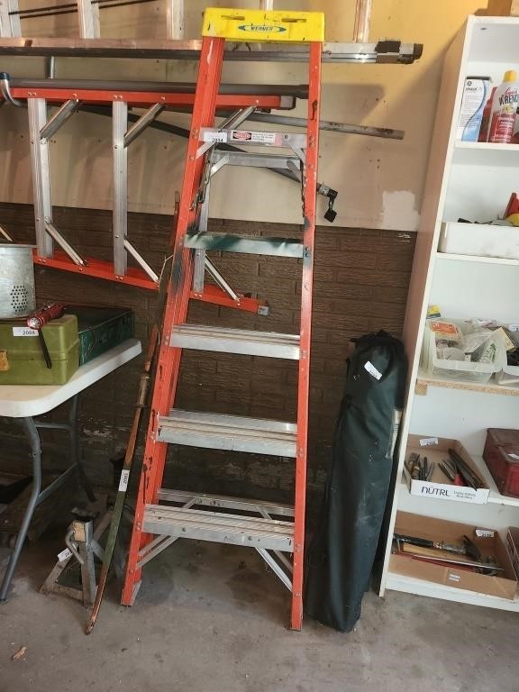 6' Werner Aluminum Step Ladder