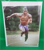 Ben Johnson Signed 8x10 Photo 100 Meter Track Star