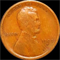 1909-S V.D.B. Lincoln Wheat Penny LIGHTLY CIRC