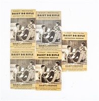 Lot Of 5 Vintage Daisy BB Rifle Instruction Manual