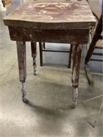 ANTIQUE WOOD STAND