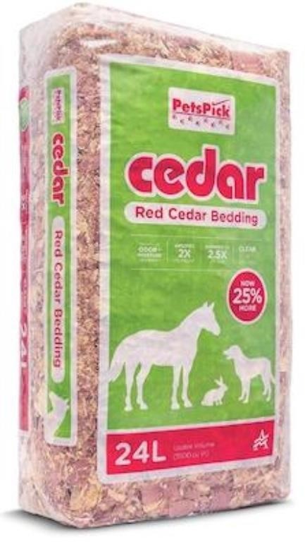 Red Cedar Pet Bedding for Dogs and Horses