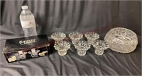 Forever Crystal Candle Votive Holders & Candy Bowl