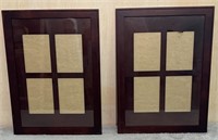 2 Large Wooden Picture Frames