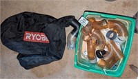 Ryobi bag and  hose connections