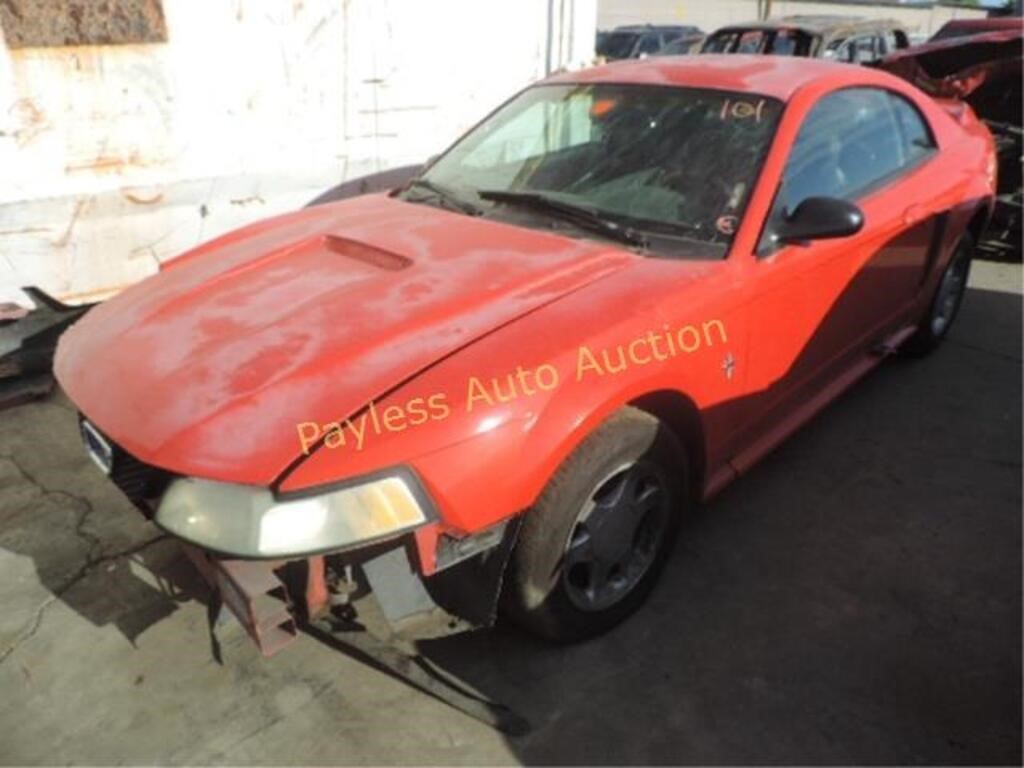 2000 Ford Mustang 1FAFP4047YF177191 Red