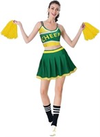 2XL Colorful House Womens Sexy Cheerleader