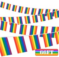 66ft 76 PCS Rainbow Flag LGBT Banner