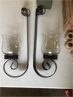 Wall sconces, Americana decor and candles