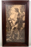 Sir Galahad framed print