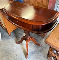 1/2 Moon Cherry Table w/Drawer