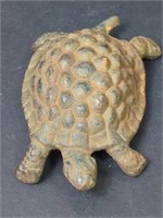 Small Cast Iron Turtle Figurine