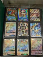 FOLDER OF POKEMON CARDS