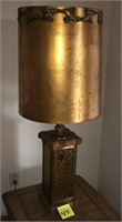 MCM 3 Way Lamp with Barrel Shade