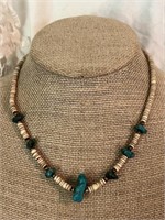 Southwest Heishi Bead & Turquoise Necklace