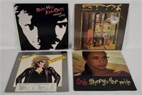 4 Rock/ Pop Lp's - Styx, Ian Hunter, Hall Oates