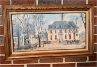 Picture of Colonial Scene by Drummond  29x17