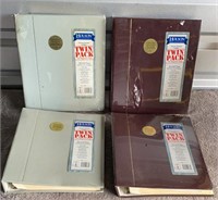 (4) NEW Bonded Leather Photo Albums
