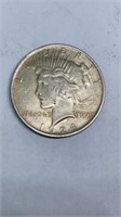 1924 Peace Silver dollar