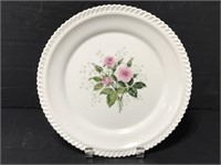 Harker China Co wild rose plate