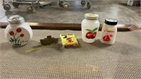 Vintage S+P Shakers, Coca Cola Opener, Cards