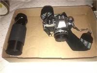 Nikon FG-20 Camera with Large Lens