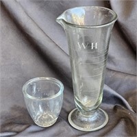 Vintage Glass Measures -Unique Bar or Lab