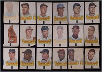 RARE Vintage 1960's Topps Baseball Iron Ons (18)