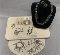 Vintage Birdcage, Dice, Earrings and Other