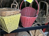 MISC GROUP OF WICKER BASKETS