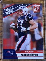 2010 Donruss Rob Gronkowski rated Rookie Card