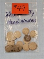 (22) Liberty Head Nickels