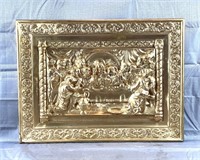 23x17" Gold Colored Last Supper Picture