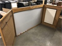 3 Panel Display Dry Erase Board
