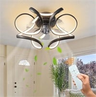 B2207  Surnie Bladeless Ceiling Fan Dimmable 6 S